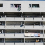 Kiralık dairelerin bulunduğu apartman