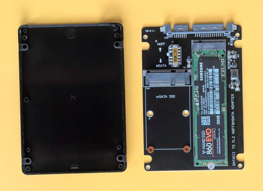 Dizüstü bilgisayara takılan SSD disk