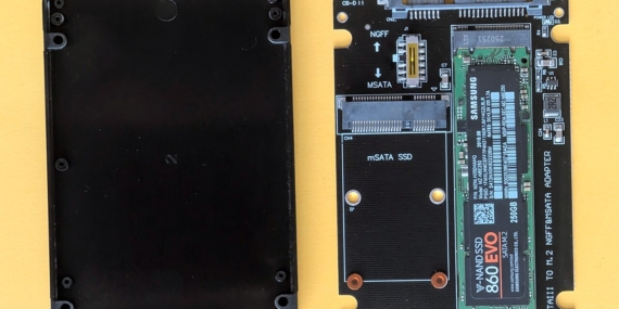Dizüstü bilgisayara takılan SSD disk